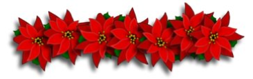 Poinsetta Garland 